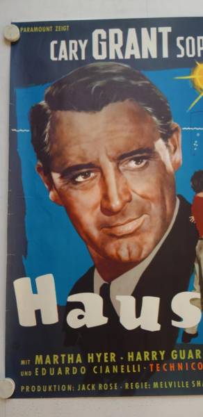 Houseboat original release german double-panel movie poster